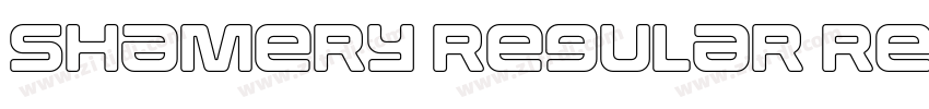 Shamery Regular Reg字体转换